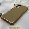 قاب گوشی Galaxy A05S سامسونگ متال کیس سیلیکونی ژله ای LUXUARY عسلی کد 173