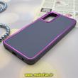 قاب گوشی Galaxy A05S سامسونگ متال کیس سیلیکونی ژله ای LUXUARY بنفش کد 178