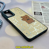 قاب گوشی Galaxy A15 سامسونگ پشت گلس آینه ای اورجینال CASETIFY محافظ لنزدار طرح خرس کیوت کد E18-170314