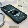 قاب گوشی Galaxy A35 سامسونگ طرح سیلیکونی Solid عروسکی خرسی جیر محافظ لنزدار مشکی کد 60