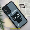 قاب گوشی Galaxy A14 4G - Galaxy A14 5G سامسونگ سیلیکونی Solid برجسته محافظ لنزدار طرح گربه LUCKY CAT کد 905