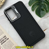 قاب گوشی Galaxy A15 سامسونگ اورجینال متال کیس Metal اورجینال CASE PRO طرح چرمی اورجینال اوزاکی OZAKI دور سیلیکونی استندشو مشکی کد 254