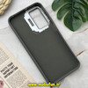 قاب گوشی Galaxy A15 سامسونگ اورجینال متال کیس Metal اورجینال CASE PRO طرح چرمی اورجینال اوزاکی OZAKI دور سیلیکونی استندشو خاکستری تیتانیوم کد 255