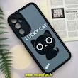 قاب گوشی Galaxy A25 سامسونگ سیلیکونی Solid برجسته محافظ لنزدار طرح گربه LUCKY CAT کد 137
