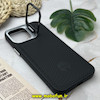 قاب گوشی iPhone 13 Pro Max آیفون اورجینال متال کیس Metal اورجینال CASE PRO طرح چرمی اورجینال اوزاکی OZAKI دور سیلیکونی استندشو مشکی کد 781