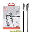 کابل شارژ پاوربانک لایتنینگ به USB-C یوشیتا YOSHITA سوپرفست 60W مدل YC-006 طول 1 متر