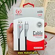 کابل شارژ پاوربانک USB به USB-C یوشیتا YOSHITA سوپرفست 3A مدل YC-010 طول 25 سانتی متر