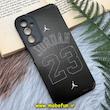 قاب گوشی Galaxy A25 سامسونگ کبریتی چرمی محافظ لنزدار کپسولی طرح جردن نایکی 23 کد 189
