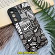 قاب گوشی Galaxy A25 سامسونگ کبریتی چرمی محافظ لنزدار کپسولی طرح نایکی NIKE کد 190
