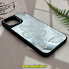 قاب گوشی iPhone 14 Pro Max آیفون پشت گلس آینه ای اورجینال CASETIFY طرح پروانه کیوت کد 379