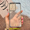 قاب گوشی Xiaomi 13 Lite 5G شیائومی طرح الکتروپلیتینگ ژله ای شفاف اورجینال محافظ لنز دار شیشه ای سرمه ای کد 143