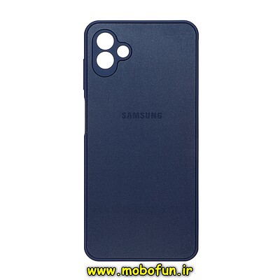 قاب گوشی Galaxy A04 - Galaxy M13 5G سامسونگ مدل PVD ضد خش پشت گلس شیشه ای محافظ لنز دار سرمه ای کد 357