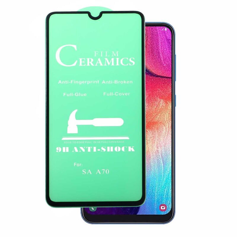 گلس شفاف سرامیکی Galaxy A70 - Galaxy A70S سامسونگ مدل نشکن