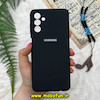 قاب گوشی Galaxy A04S سامسونگ سیلیکونی اورجینال سورا SORA پاک کنی درجه یک زیربسته محافظ لنز دار مشکی کد 314