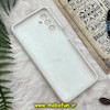 قاب گوشی Galaxy A04S سامسونگ سیلیکونی اورجینال سورا SORA پاک کنی درجه یک زیربسته محافظ لنز دار سفید کد 316