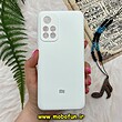 قاب گوشی Poco M4 Pro 5G شیائومی سیلیکونی اورجینال سورا SORA پاک کنی درجه یک زیربسته محافظ لنز دار سفید کد 145