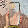 قاب گوشی Poco X5 - Redmi Note 12 5G شیائومی طرح الکتروپلیتینگ ژله ای شفاف اورجینال یونیک کیس Unique Case محافظ لنز دار مشکی کد 286