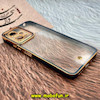 قاب گوشی Poco X5 - Redmi Note 12 5G شیائومی طرح الکتروپلیتینگ ژله ای شفاف اورجینال یونیک کیس Unique Case محافظ لنز دار سرمه ای کد 289