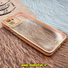 قاب گوشی Redmi A1 - Redmi A2 شیائومی طرح الکتروپلیتینگ ژله ای شفاف اورجینال محافظ لنز دار گلبهی کد 89