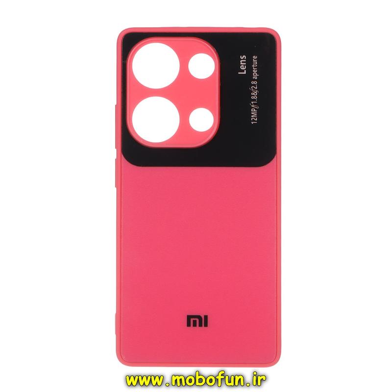 قاب گوشی Redmi Note 13 Pro 4G / Poco M6 Pro 4G شیائومی PVD مدل Camera Lens محافظ لنز دار صورتی فانتزی کد 151