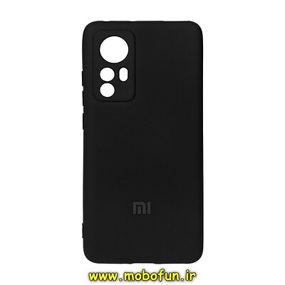 قاب گوشی Xiaomi 12 - Xiaomi 12X شیائومی سیلیکونی های کپی زیر بسته محافظ لنز دار مشکی کد 140