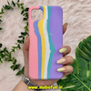 قاب گوشی Galaxy A22 5G سامسونگ سیلیکونی اورجینال آبرنگی رنگین کمانی پاک کنی درجه یک زیربسته کد 401