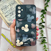قاب گوشی Galaxy A34 سامسونگ سیلیکون ژله ای طرح میکی موس پافر PC زیر بسته محافظ لنز دار مشکی کد 734