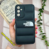 قاب گوشی Galaxy A34 سامسونگ سیلیکون ژله ای طرح THE NORTH FACE پافر PC زیر بسته محافظ لنز دار مشکی کد 743