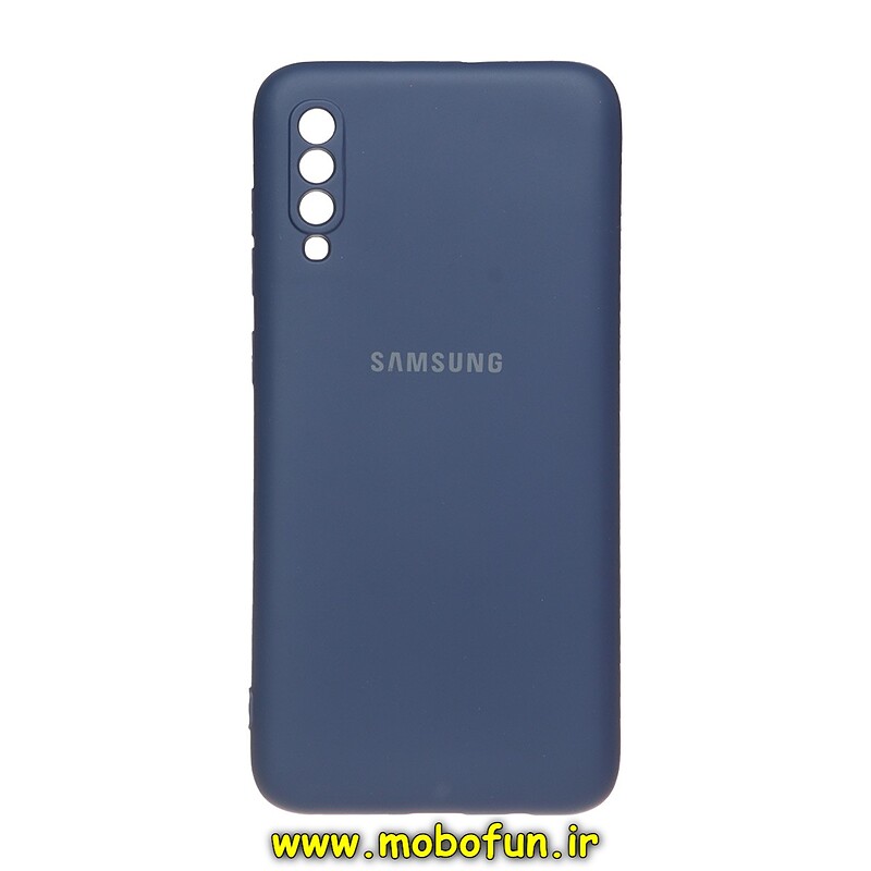 قاب گوشی Galaxy A70 - Galaxy A70S سامسونگ سیلیکونی های کپی زیربسته محافظ لنز دار سرمه ای کد 439