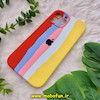 قاب گوشی iPhone 13 Pro Max آیفون سیلیکونی اورجینال رنگین کمانی پاک کنی درجه یک زیربسته محافظ لنز دار کد 817