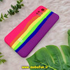 قاب گوشی Poco M4 Pro 4G شیائومی سیلیکونی اورجینال آبرنگی رنگین کمانی پاک کنی درجه یک زیربسته محافظ لنز دار کد 424