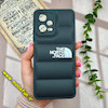 قاب گوشی Poco X5 - Redmi Note 12 5G شیائومی سیلیکون ژله ای طرح THE NORTH FACE پافر PC زیر بسته محافظ لنز دار مشکی کد 298