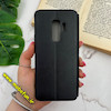 کیف مگنتی گوشی Galaxy S9 Plus سامسونگ طرح چرم کتابی مشکی کد 88