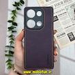 قاب گوشی Redmi Note 13 Pro 4G / Poco M6 Pro 4G شیائومی اورجینال برند DADOO دادوو 2025 طرح دوخت HARD چرمی بنفش کد E19-170229