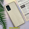کیف مگنتی گوشی Galaxy S20 سامسونگ طرح چرم کتابی طلایی کد 41