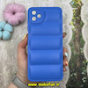قاب گوشی Galaxy A04E سامسونگ سیلیکون ژله ای  پافر PC زیر بسته محافظ لنز دار آبی کد 179