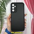 قاب گوشی Galaxy A05S سامسونگ طرح سیلیکونی Solid چرمی کبریتی محافظ لنزدار مشکی کد 236
