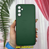 قاب گوشی Galaxy A14 4G - Galaxy A14 5G سامسونگ اورجینال چرمی Leather Case لدر کیس Q Series سبز کد 1001