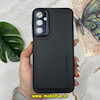 قاب گوشی Galaxy A15 سامسونگ طرح چرمی کلاسیک HARD یانگ کیت YOUNG KIT متال کیس محافظ لنز دار مشکی کد 398