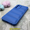 قاب گوشی Galaxy A25 سامسونگ سیلیکون ژله ای  پافر PC زیر بسته محافظ لنز دار آبی کد 269