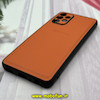 قاب گوشی Galaxy A32 4G سامسونگ اورجینال چرمی Leather Case لدر کیس Q Series نارنجی کد 1343