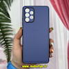 قاب گوشی Galaxy A32 4G سامسونگ اورجینال چرمی Leather Case لدر کیس Q Series بنفش کد 1344