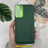 قاب گوشی Galaxy A34 سامسونگ طرح چرمی کلاسیک HARD یانگ کیت YOUNG KIT متال کیس محافظ لنز دار سبز کد 762