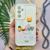 قاب گوشی Galaxy A35 سامسونگ طرح سیلیکونی Solid عروسکی برجسته محافظ لنزدار طرح خانواده باب اسفنجی سفید کد 180