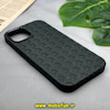 قاب گوشی iPhone 12 - iPhone 12 Pro آیفون سیلیکونی اورجینال Q SERIES طرح بافت حصیری زیر بسته مشکی کد 977