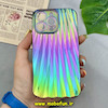 قاب گوشی iPhone 13 Pro آیفون طرح صدفی هولوگرامی اورجینال Q SERIES محافظ لنز دار کد 509