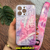 قاب گوشی iPhone 15 Pro Max آیفون طرح پاستیلی آدامسی برجسته اورجینال محافظ لنز دار به همراه بند آویز ست کد 158