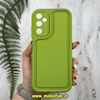 قاب گوشی Galaxy A05S سامسونگ طرح سیلیکونی Solid جدید محافظ لنزدار سبز فسفری کد 243