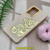 قاب گوشی Poco X5 Pro - Redmi Note 12 Pro 5G شیائومی سیلیکونی ژله ای سه بعدی برجسته گلد لاین طرح خرس تدی کرم کد 457