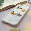 قاب گوشی Redmi 12C - Poco C55 - Redmi 11A شیائومی طرح سیلیکونی Solid عروسکی برجسته محافظ لنزدار طرح خانواده باب اسفنجی سفید کد 542